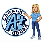 A Plus Garage Doors logo
