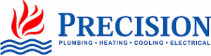 Precision Plumbing, Heating, Cooling & Electric logo